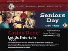 Tablet Screenshot of casinodene.com